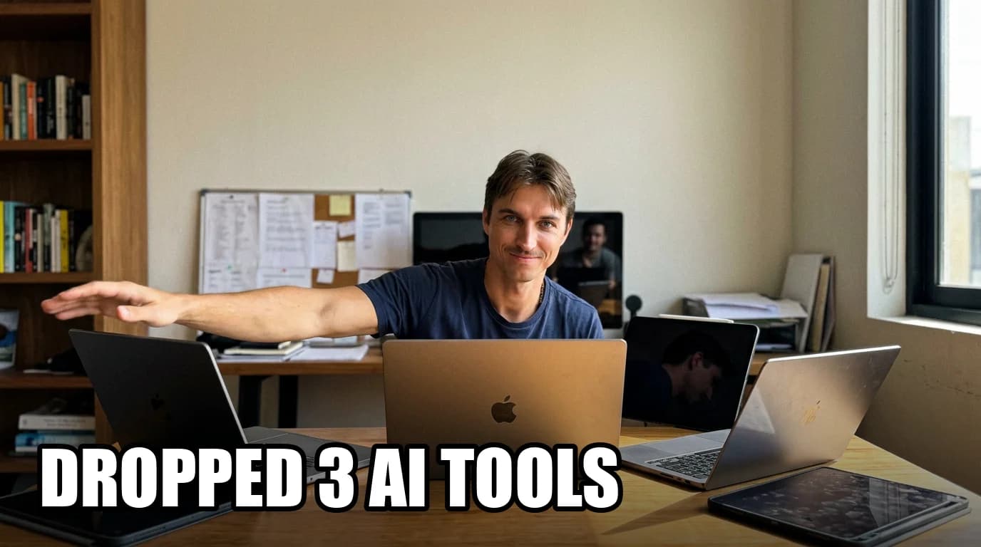 A pile of five AI tools collapsed into one Claude Code setup - what an integrated AI work system looks like in a real business.