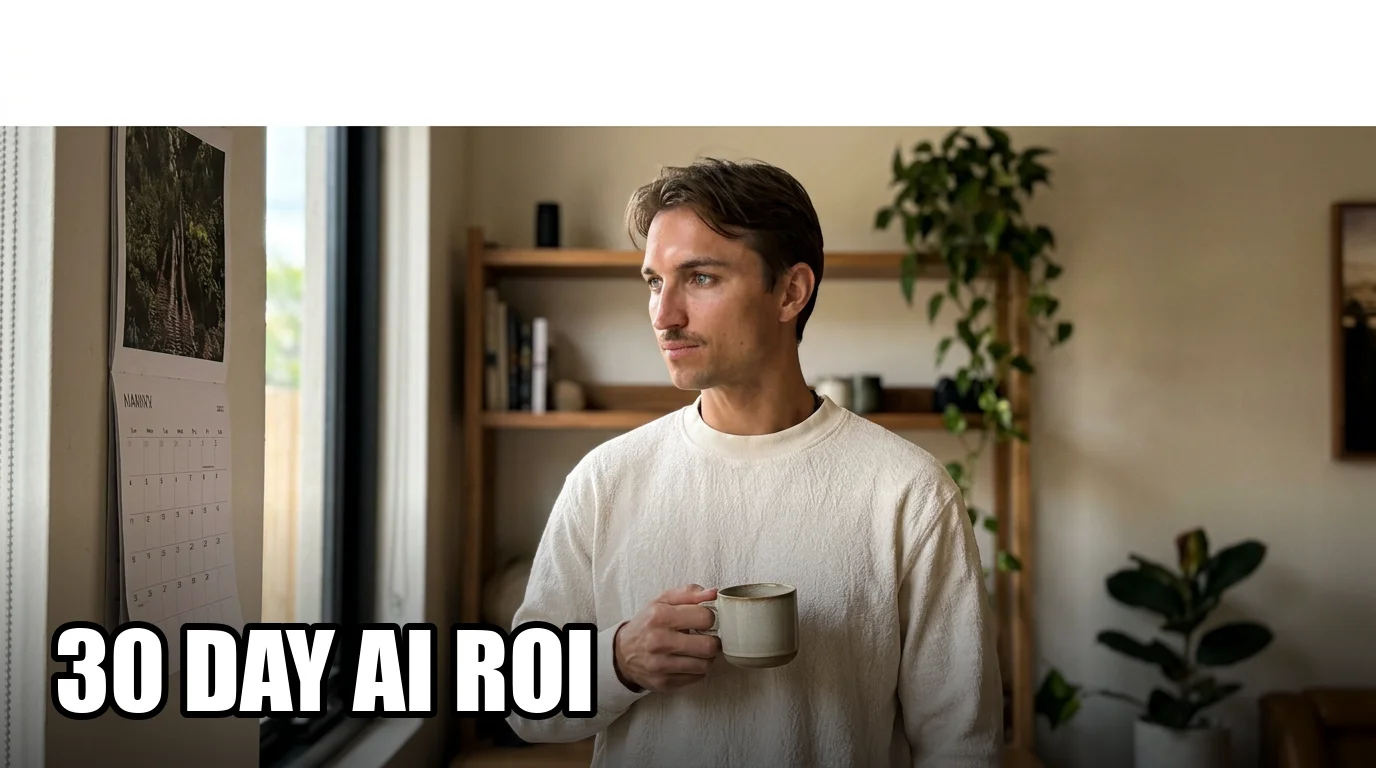 Cover image for the article "The Time-to-Value Playbook: How CEOs Should Demand AI Results in 30 Days (Without Burning the Team)"